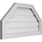Ekena Millwork Octagonal Top Surface Mount PVC Gable Vent w/ 2"W x 1-1/2"P Brickmould Frame, 28"W x 16"H GVPOT28X1602SF - alternate 5